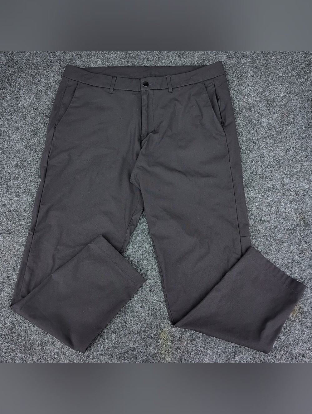 Lululemon Pants Mens 38x30 Black Commission Slim Warpstreme Performance Stretch